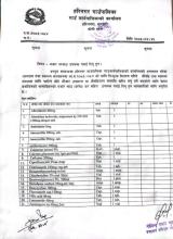 औषधीको बजार रेट पेश गर्ने सूचना