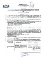Invitation for bids ( date of publication : 15th May 2026)